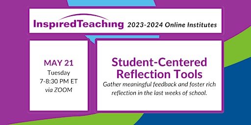 Primaire afbeelding van Student-Centered  Reflection Tools