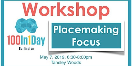 100in1Day Workshop - Placemaking Focus primary image