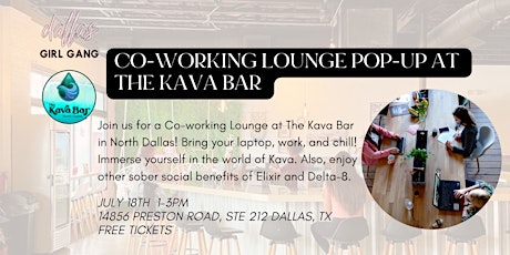 Imagem principal do evento Co-working Lounge at The Kava Bar
