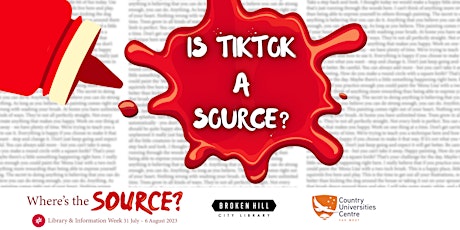 Library and Information Week - Where's the Source? primary image