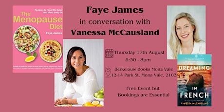 Faye James in Conversation with Vanessa McCausland primary image