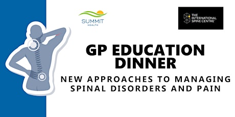 Imagem principal de GP Education Dinner - New approaches to managing spinal disorders and pain