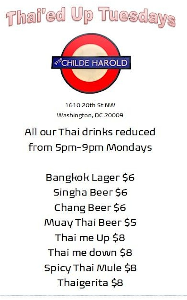 Thai'ed Up Tuesdays