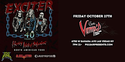 EXCITER - 40 Years Of Heavy Metal Maniac (21+) primary image