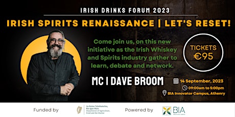 Irish Drinks Open Forum  2023 - Irish Spirits Renaissance | Let's Reset! primary image