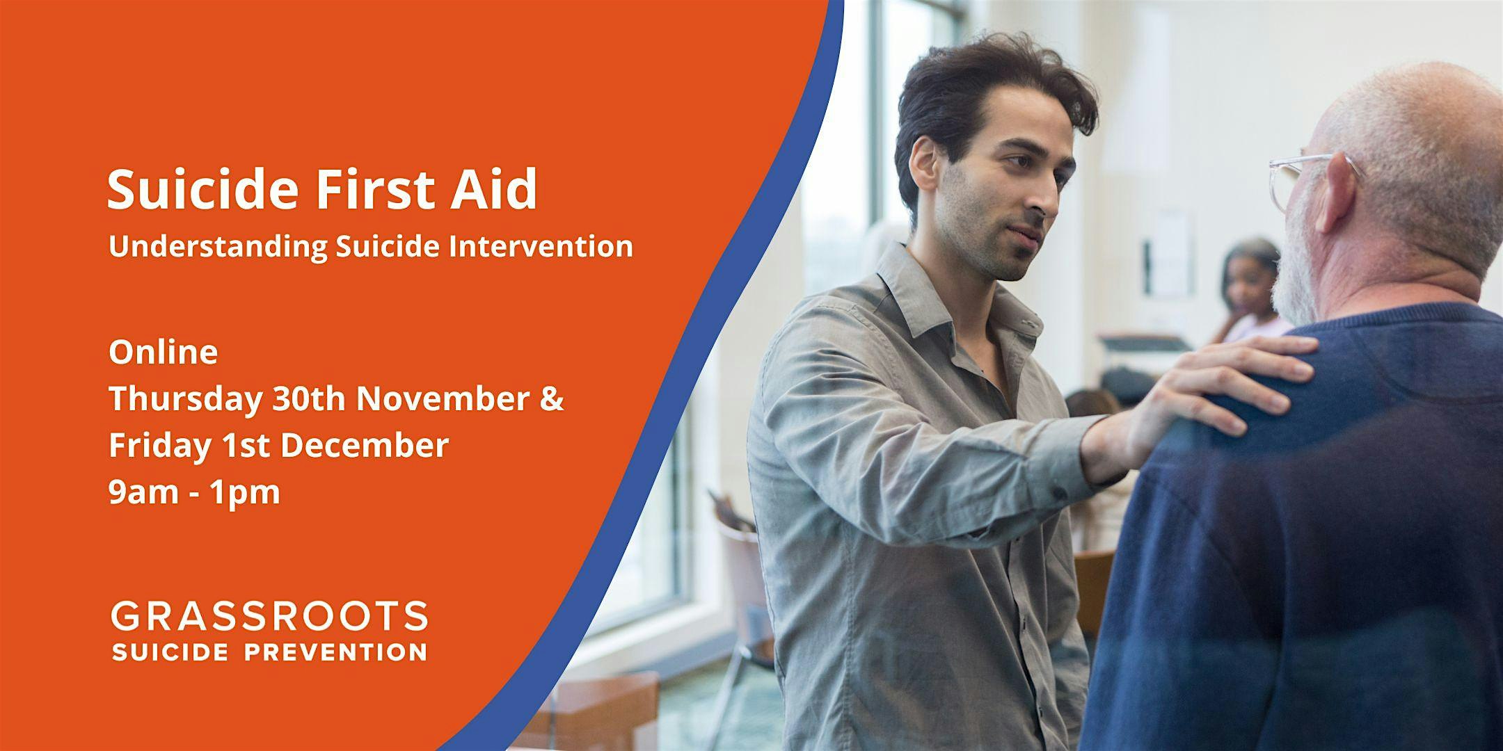 Suicide First Aid: Understanding Suicide Intervention, Surrey
