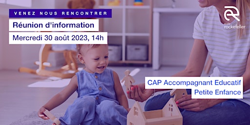 Image principale de Réunion d'information CAP Accompagnant Educatif Petite Enfance