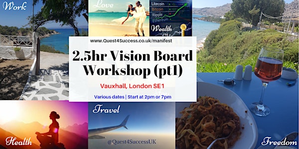 Vision Board Workshops Vauxhall