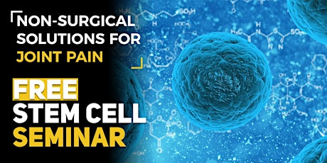 FREE Regenerative Stem Cell Seminar for Pain Relief - Grove City, PA 2/6 primary image