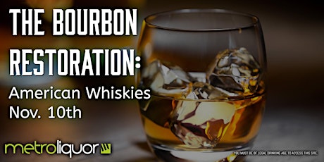 Imagem principal do evento The Bourbon Restoration: American Whiskey Night