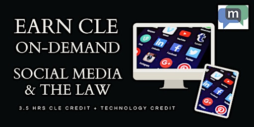 Hauptbild für Social Media and the Law: Beyond the Basics (CLE) ON-DEMAND