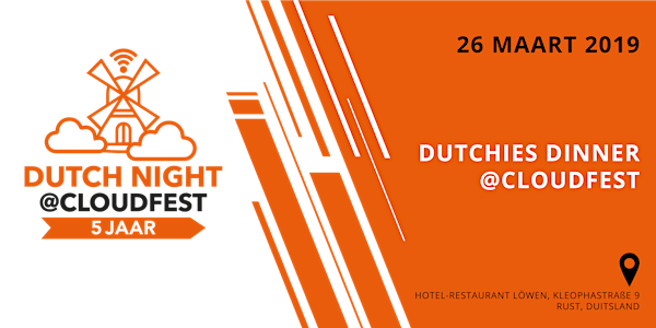UITVERKOCHT - Dutchies Dinner @CloudFest 2019