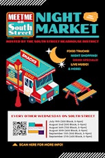 Meet Me On South Street Night Market: Every other Wednesday primary image