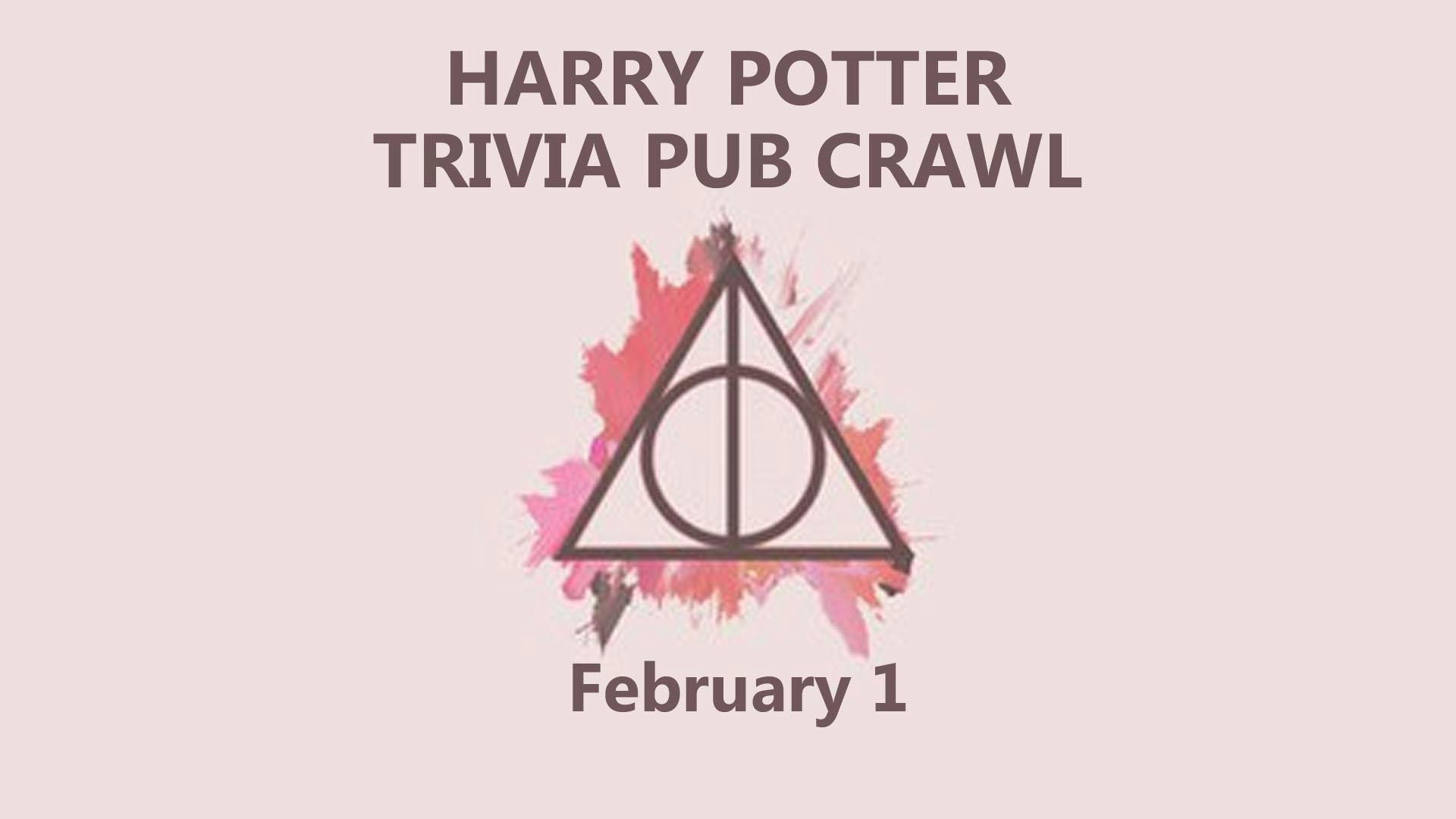 Harry Potter Trivia Pub Crawl