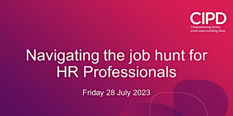 Navigating the job hunt for HR Professionals primary image