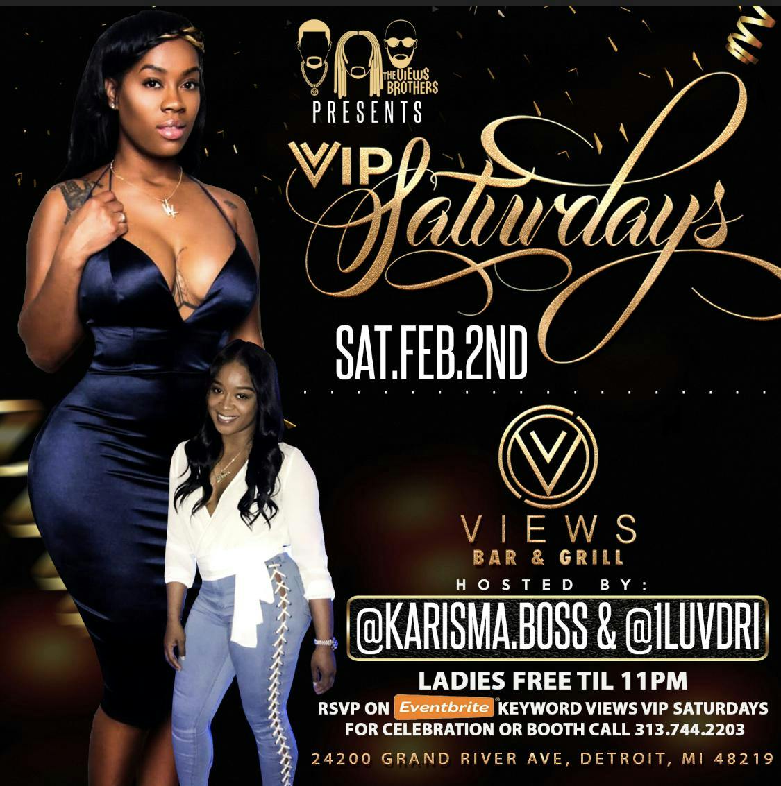 VIEWS VIP SATURDAYS