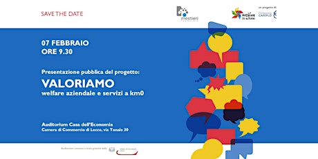Immagine principale di Presentazione pubblica del progetto VALORIAMO 