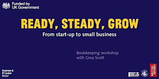 Accts/Bookkeeping workshop -Ready Steady Grow  primärbild