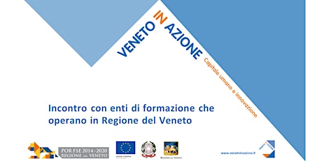 Veneto in Azione - incontro presentazione proposta formativa per Operatori