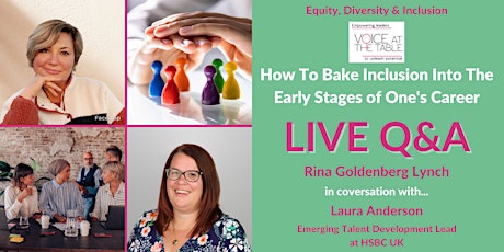 LIVE Q&A: How To Bake Inclusion Into The Early Stages of One's Career  primärbild