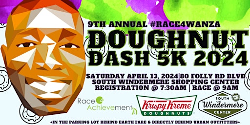 Imagem principal do evento #Race4Wanza Doughnut Dash 5k 2024
