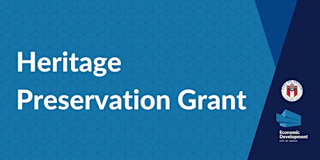 ONLINE Heritage Preservation Grant *Awareness Workshop* primary image