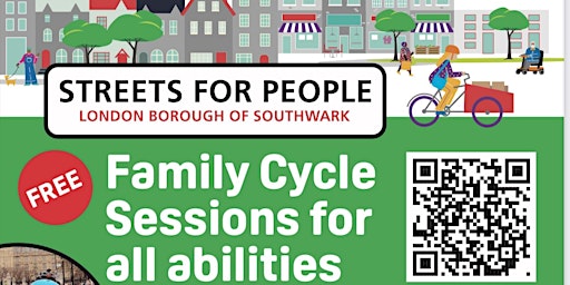 Imagem principal de SOUTHWARK Family Cycle Sessions: Get confident on quiet roads!