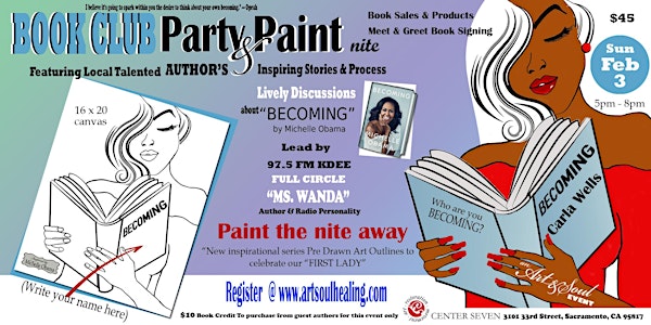 Book Club Party & Paint Nite