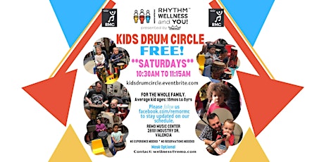 REMO Saturday Morning Kids Drum Circle