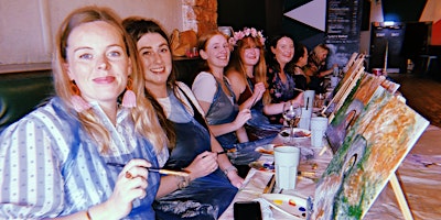 Imagem principal de Boozy Brushes, Disco Sip and Paint Party! Edinburgh