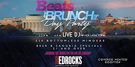 Beats And Brunch DC Rooftop Day Party l MARCH 9 primary image