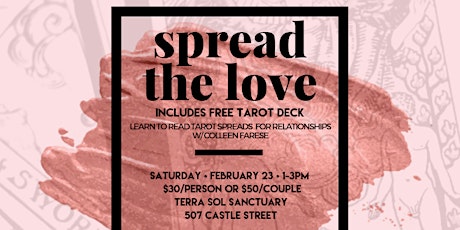 spread the love: tarot readings for relationships primary image