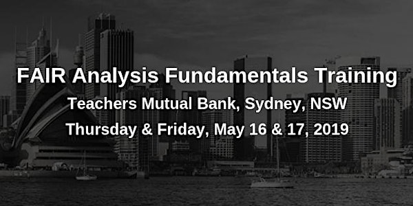 FAIR Analysis Fundamentals Training Course in Sydney