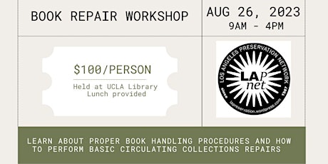 Book Repair and Handling Workshop primary image