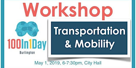 100in1Day Workshop - Transportation & Mobility Focus primary image