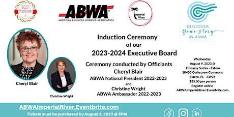 ABWA August 9, 2023 General Meeting - New Board In primary image