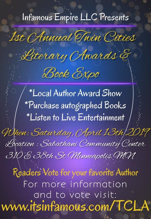 1st Annual Twin Cities Literary Awards & Expo