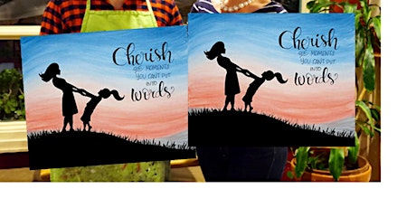 Cherish the Moment- Canvas bachelorette party - paint with Marian