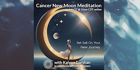 Cancer New Moon Meditation Practice | ONLINE primary image
