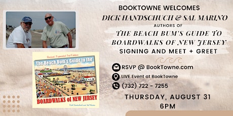 BookTowne Welcomes Local Authors Sal Marino & Dick Handschuch primary image