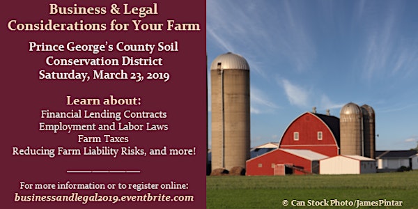 Business & Legal Considerations for Your Farm