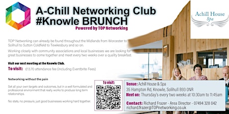 A-Chill Networking in  Knowle  at Achill House Spa - TOP Networking