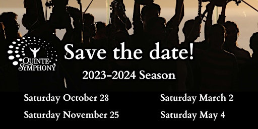 Quinte Symphony 2023-2024 Season Tickets primary image