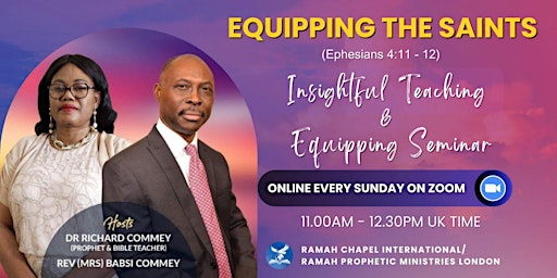 CHRISTIAN TEACHING, MINISTRY TRAINING & BIBLICAL EQUIPPING ONLINE SEMINAR primary image