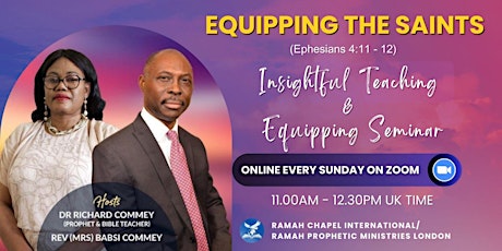 CHRISTIAN TEACHING, MINISTRY TRAINING & BIBLICAL EQUIPPING ONLINE SEMINAR