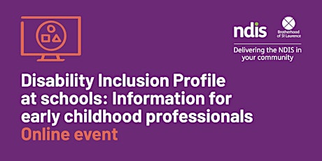 Online event: Disability Inclusion Profile at schools primary image