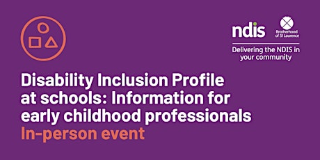 Disability Inclusion Profile at schools (Multiple dates and locations) primary image