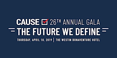 CAUSE 26th Annual Gala: The Future We Define primary image