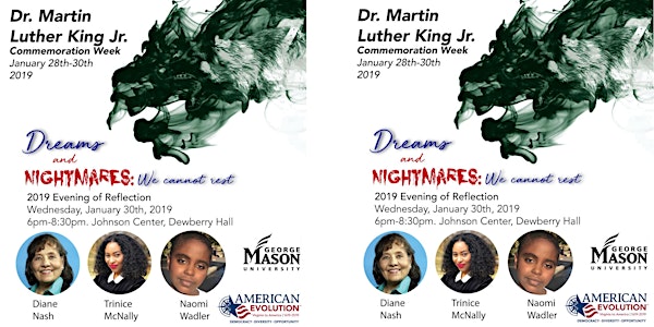 2019 Martin Luther King Commemoration: Evening of Reflection