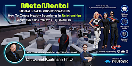 Hauptbild für MetaMental: Group Coaching | Creating Healthy Relationship Boundaries